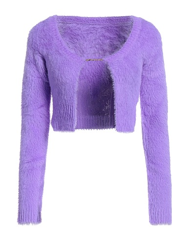 JACQUEMUS Cardigan Mauve 98% Polyamide, 2% Elastane
