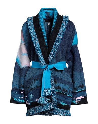 ALANUI Cardigan Turquoise 73% Wool, 15% Mohair wool, 8% Polyamide, 2% Cotton, 2% Silk