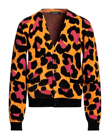VERSACE Strickjacke Mandarine 44% Viskose, 27% Wolle, 26% Polyamid, 3% Polyester