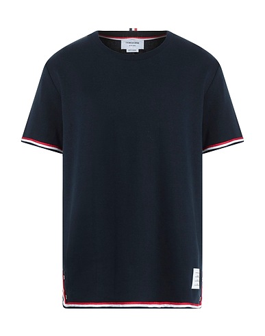 THOM BROWNE Jumper Navy blue 100% Cotton