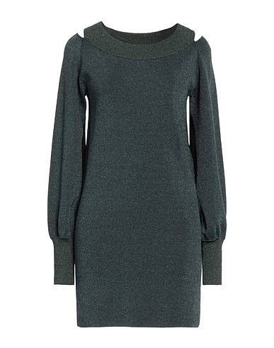 CIRCUS HOTEL Short dress Deep teal 64% Viscose, 36% Polyamide