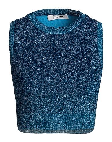 CIRCUS HOTEL Jumper Blue 64% Viscose, 36% Polyamide