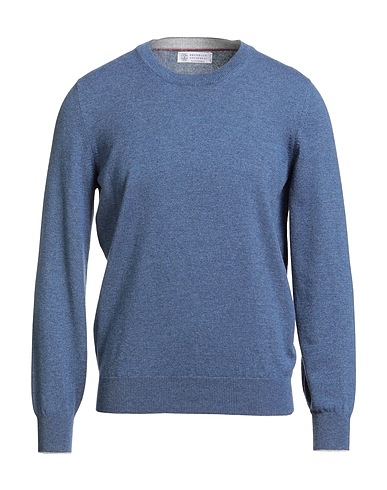 BRUNELLO CUCINELLI Cashmere blend Slate blue 100% Cashmere