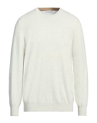 BRUNELLO CUCINELLI Cashmere jumper Off white 100% Cashmere
