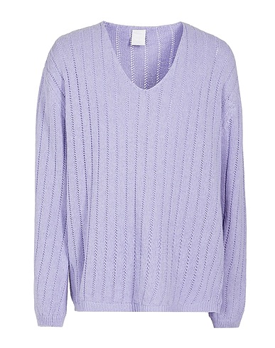 8 by YOOX Jumper RECYCLED COTTON SWEATER

 Lilac 75% Recycled cotton, 20% Recycled polyester, 5% Other Fibres