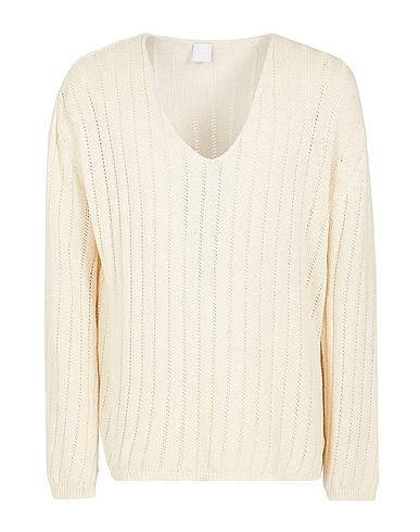 8 by YOOX Pullover RECYCLED COTTON SWEATER

 Elfenbein 75% Recycelte Baumwolle, 20% Recyceltes Polyester, 5% Andere Fasern