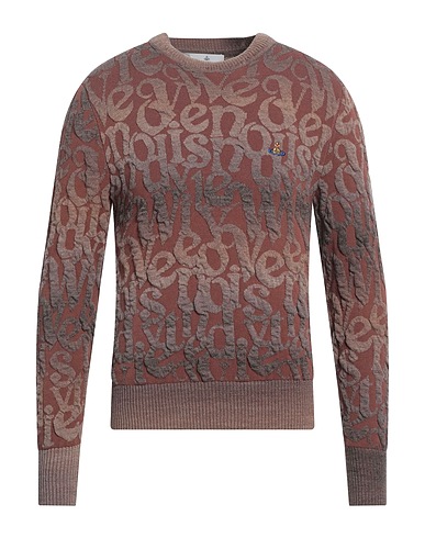 VIVIENNE WESTWOOD Pullover Marrone 44% Acrilico, 26% Viscosa, 19% Lana Vergine, 11% Poliestere