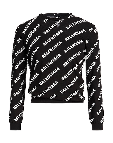 BALENCIAGA Jumper Black 100% Cotton