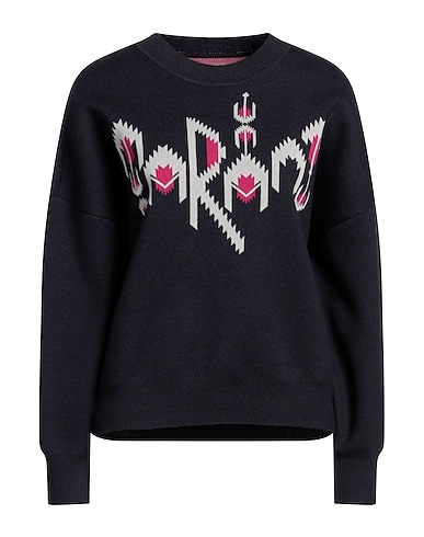 MARANT ÉTOILE Jumper Charcoal 40% Polyester, 38% Cotton, 16% Wool, 5% Polyamide, 1% Elastane