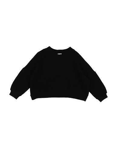 CAFFÉ D'ORZO Sweatshirt Black 42% Wool, 32% Cotton, 15% Nylon, 8% Polyester, 3% Other Fibres