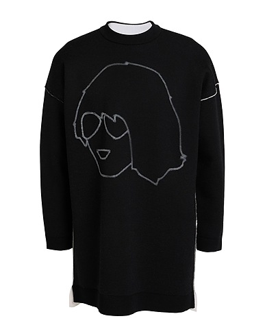 KENZO Jumper Black 82% Virgin Wool, 16% Polyamide, 2% Elastane