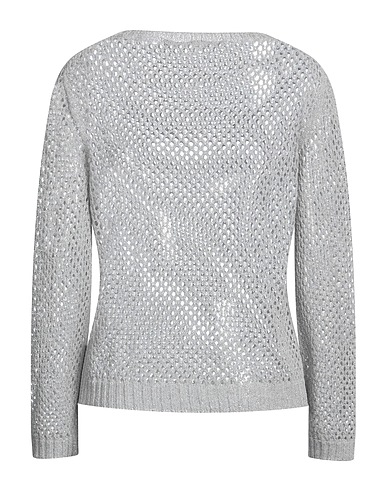 BELLWOOD Jumper Light grey 40% Cotton, 35% Acrylic, 17% Polyamide, 4% Other Fibres, 4% Metallic fiber
