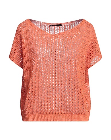BELLWOOD Pullover Arancione 40% Cotone, 35% Acrilico, 17% Poliammide, 4% Altre Fibre, 4% Fibra di metallo