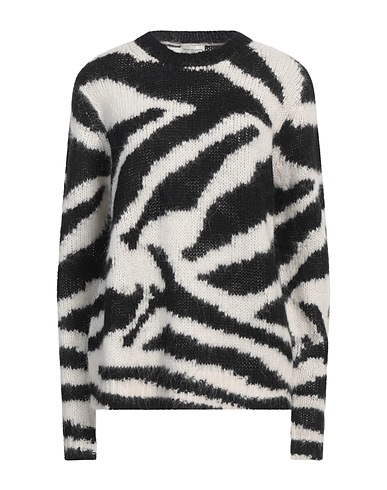 DRIES VAN NOTEN Jumper Black 63% Alpaca wool, 30% Polyamide, 7% Merino Wool