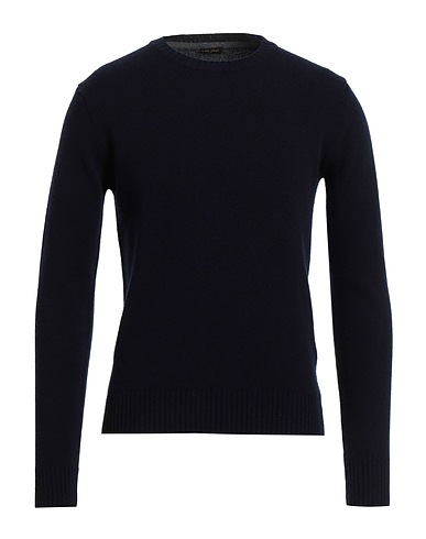 NE PAS Pullover Blu notte 100% Lana Merino