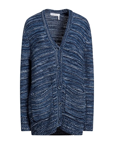 CHLOÉ 가디건 블루 100% 캐시미어