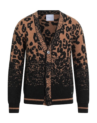 GAëLLE Paris Cardigan Camel 45% Acrylique, 35% Polyamide, 20% Laine d'alpaga