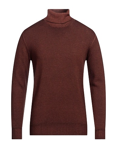 GAëLLE Paris Polo neck Brown 100% Merino Wool