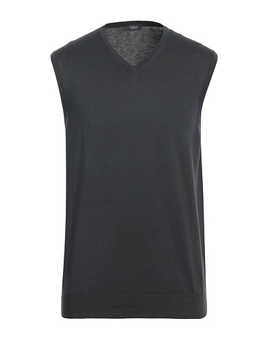ROSSOPURO Maglia Gilet Piombo 100% Cotone