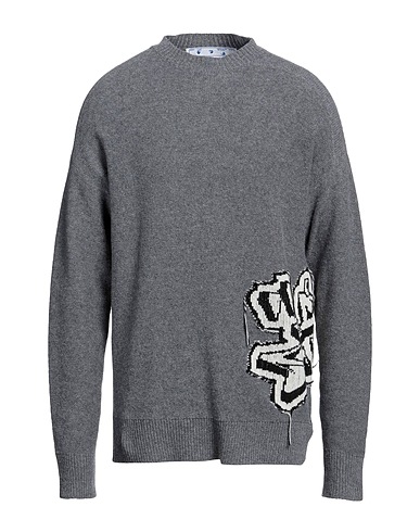 OFF-WHITE™ Jumper Grey 100% Virgin Wool