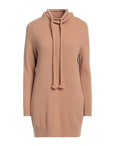 MAX MARA Polo neck Camel 70% Wool, 30% Cashmere