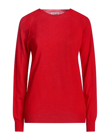 CROCHÈ Sweater Red 100% Merino Wool