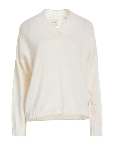 ALYSI Sweater Ivory 55% Merino Wool, 45% Cashmere