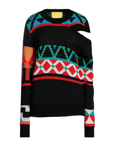 AKEP Jumper INSPIRED BY AKEP
 Black 46% Synthetic fibers, 27% Alpaca wool, 22% Merino Wool, 5% Cashmere