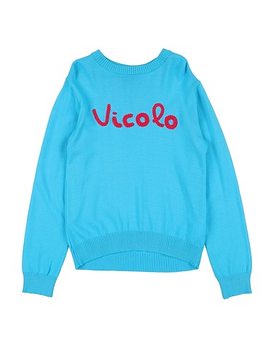 VICOLO Jumper Azure 70% Acrylic, 30% Wool