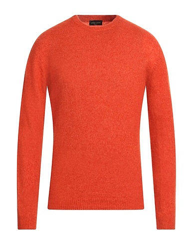 ROBERTO COLLINA Jumper Orange 71% Wool, 19% Silk, 10% Polyester