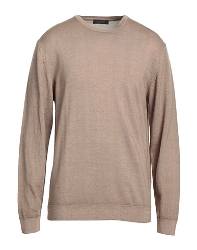 DANIELE FIESOLI Sweater Sand 100% Merino Wool
