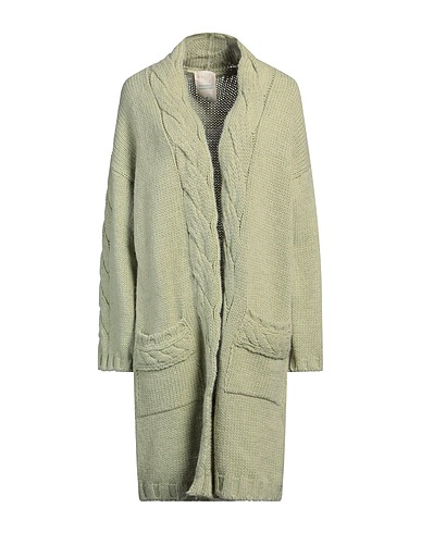 COMPAGNIA ITALIANA Cardigan Verde chiaro 60% Acrilico, 15% Lana, 15% Lana di alpaca, 10% Viscosa