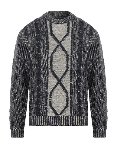 DANIELE FIESOLI Sweater Blue 45% Baby alpaca wool, 40% Wool, 15% Polyamide