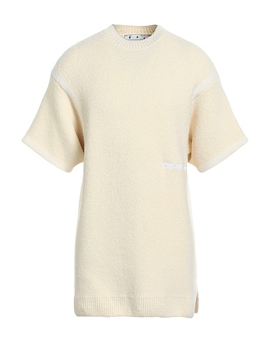 OFF-WHITE™ Jumper Ivory 80% Wool, 10% Polyamide, 9% Silk, 1% Polyurethane