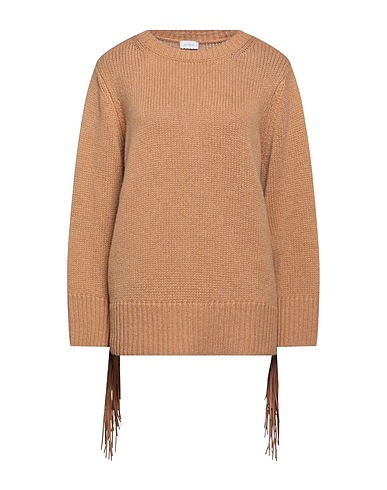 MIXIK Cashmere jumper Camel 100% Cashmere, Soft Leather