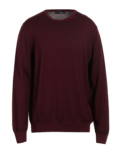 LARDINI Jumper Plum 100% Wool