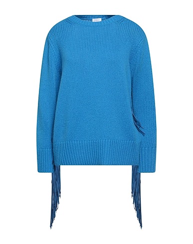 MIXIK Cashmere jumper Azure 100% Cashmere, Soft Leather