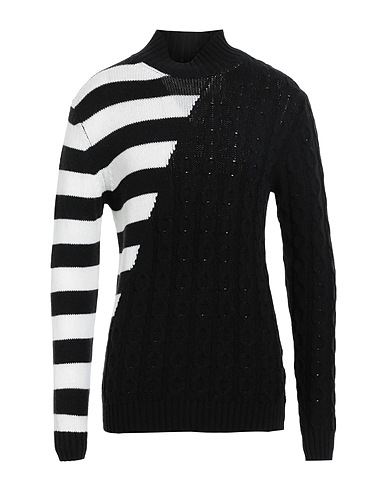 TAGLIATORE Turtleneck Black 100% Virgin Wool
