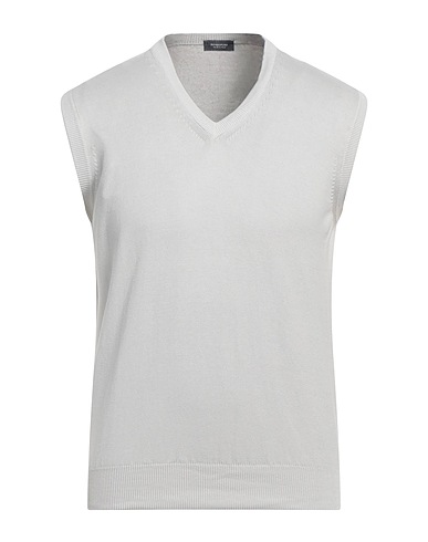 ROSSOPURO Sleeveless sweater Light grey 100% Cotton