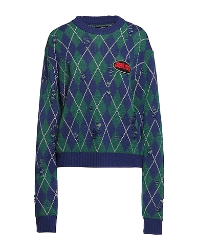 LIBERAL YOUTH MINISTRY Jumper Green 97% Wool, 3% Acrylic
