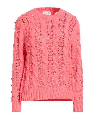 VICOLO Jumper Salmon pink 48% Viscose, 28% Polyester, 24% Nylon