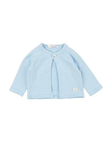 PAN CON CHOCOLATE Cardigan Bleu clair 100% Coton
