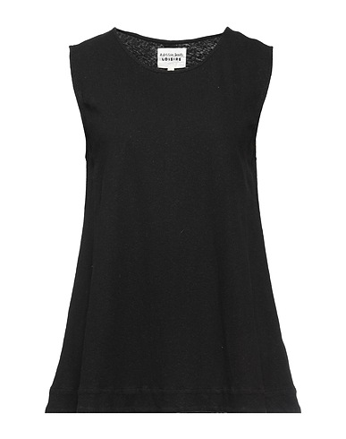 ALESSIA SANTI Jumper Black 50% Cotton, 50% Linen