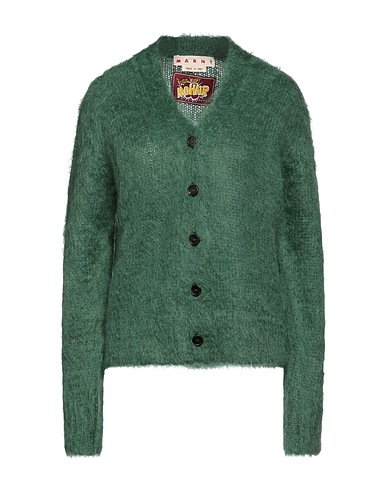 MARNI Cardigan Green 80% Mohair wool, 20% Polyamide