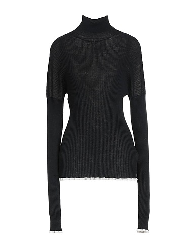 MM6 MAISON MARGIELA Turtleneck Black 72% Wool, 28% Polyamide