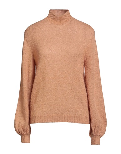 ALBERTA FERRETTI Polo neck Camel 50% Mohair wool, 32% Nylon, 18% Virgin Wool