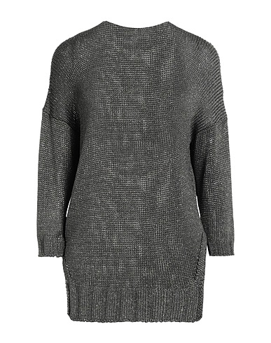 SFIZIO STUDIO Pullover Maulwurfsgrau 78% Viskose, 11% Metall, 11% Polyamid