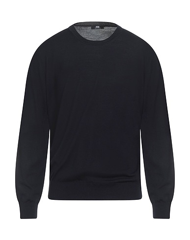 ALPHA STUDIO Jumper THE FINE ESSENTIALS Blue 100% Merino Wool