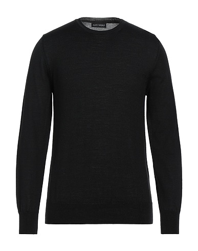 ANT/WERP Pullover Nero 100% Lana Merino