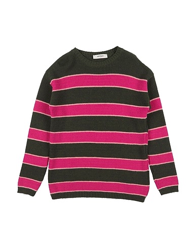 VICOLO Jumper Military green 52% Viscose, 28% Polyester, 20% Polyamide
